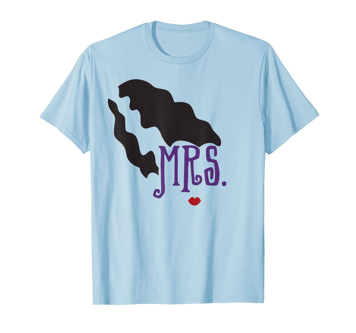 Mr. and Mrs. Frankenstein Couples Halloween Costume T-Shirt