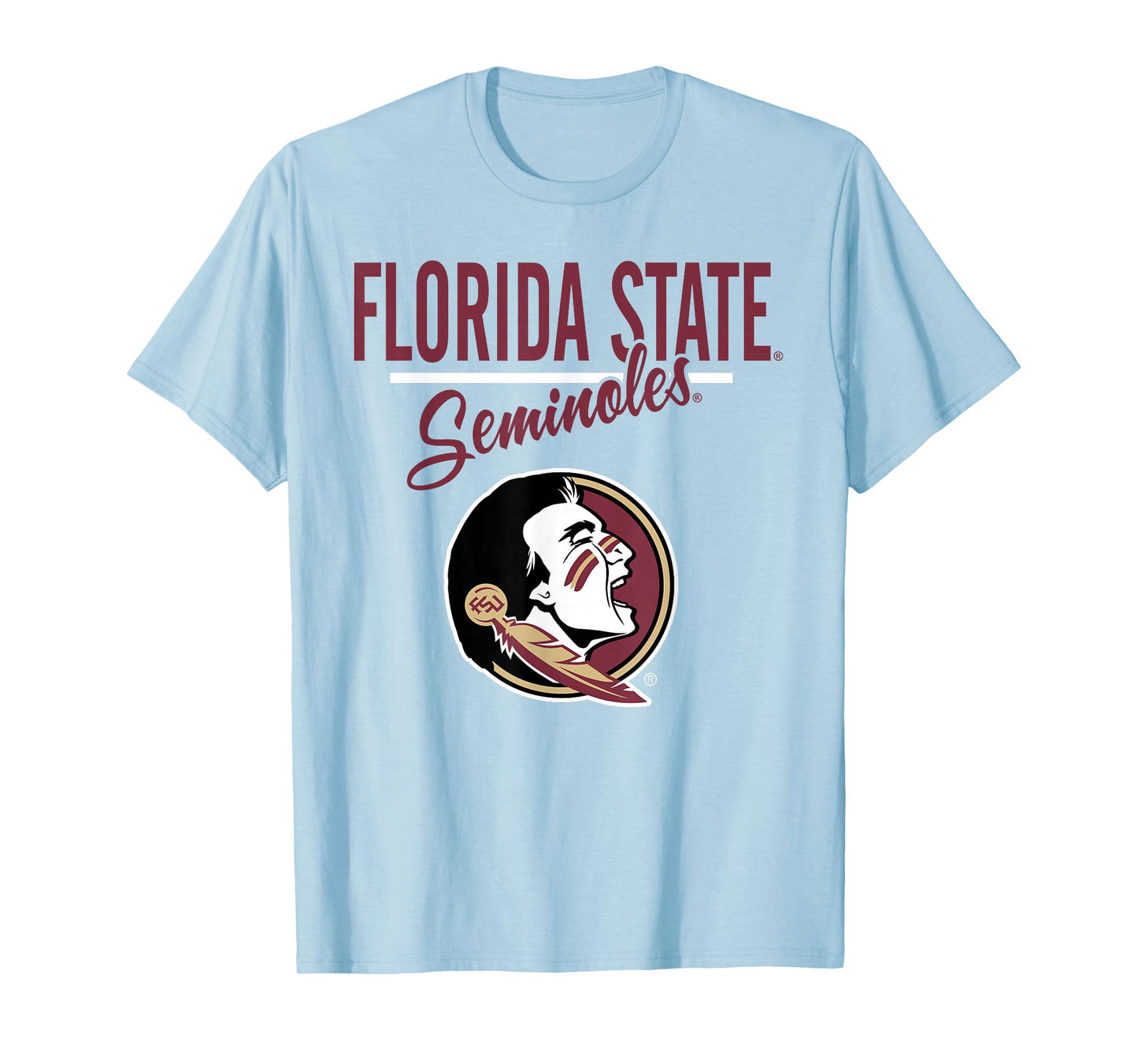 Florida State Seminoles Mascot Gray Officially Licensed T-Shirt