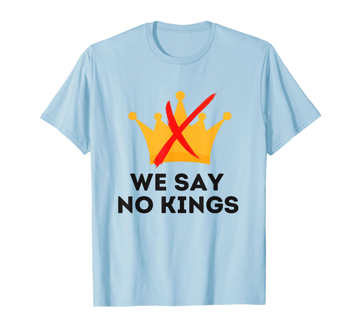 Funny We say No Kings Day Shirt Retro No Kings Protest T-Shirt