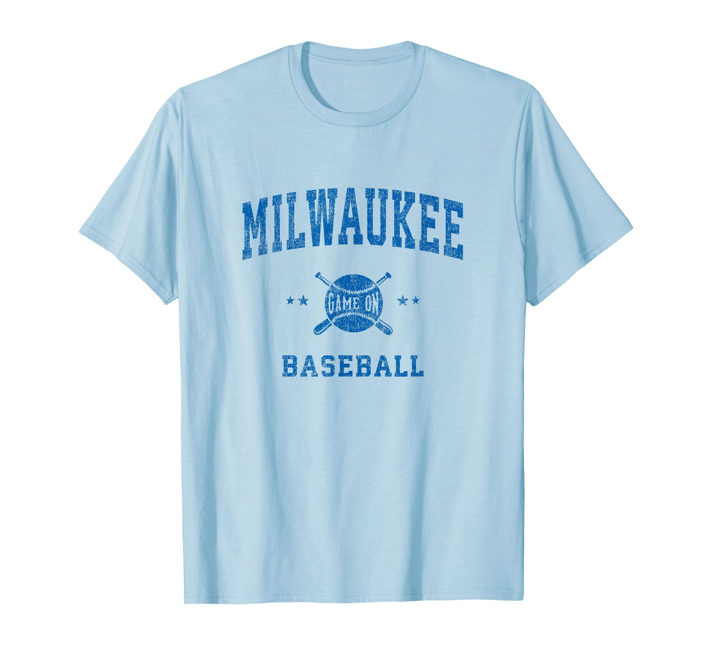Milwaukee Vintage Baseball Throwback Retro Design T-Shirt