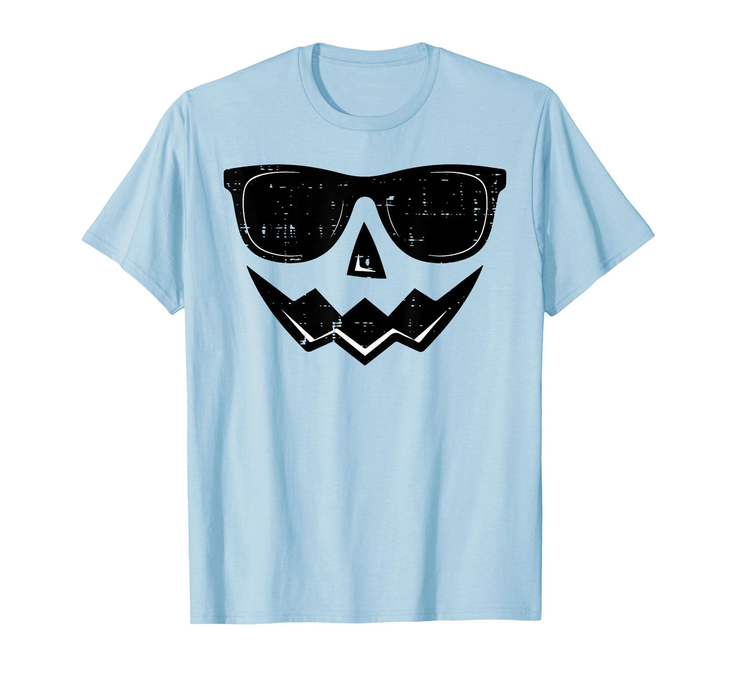 Jack-O-Lantern Scary Pumpkin Face Halloween Boys Kids Men T-Shirt