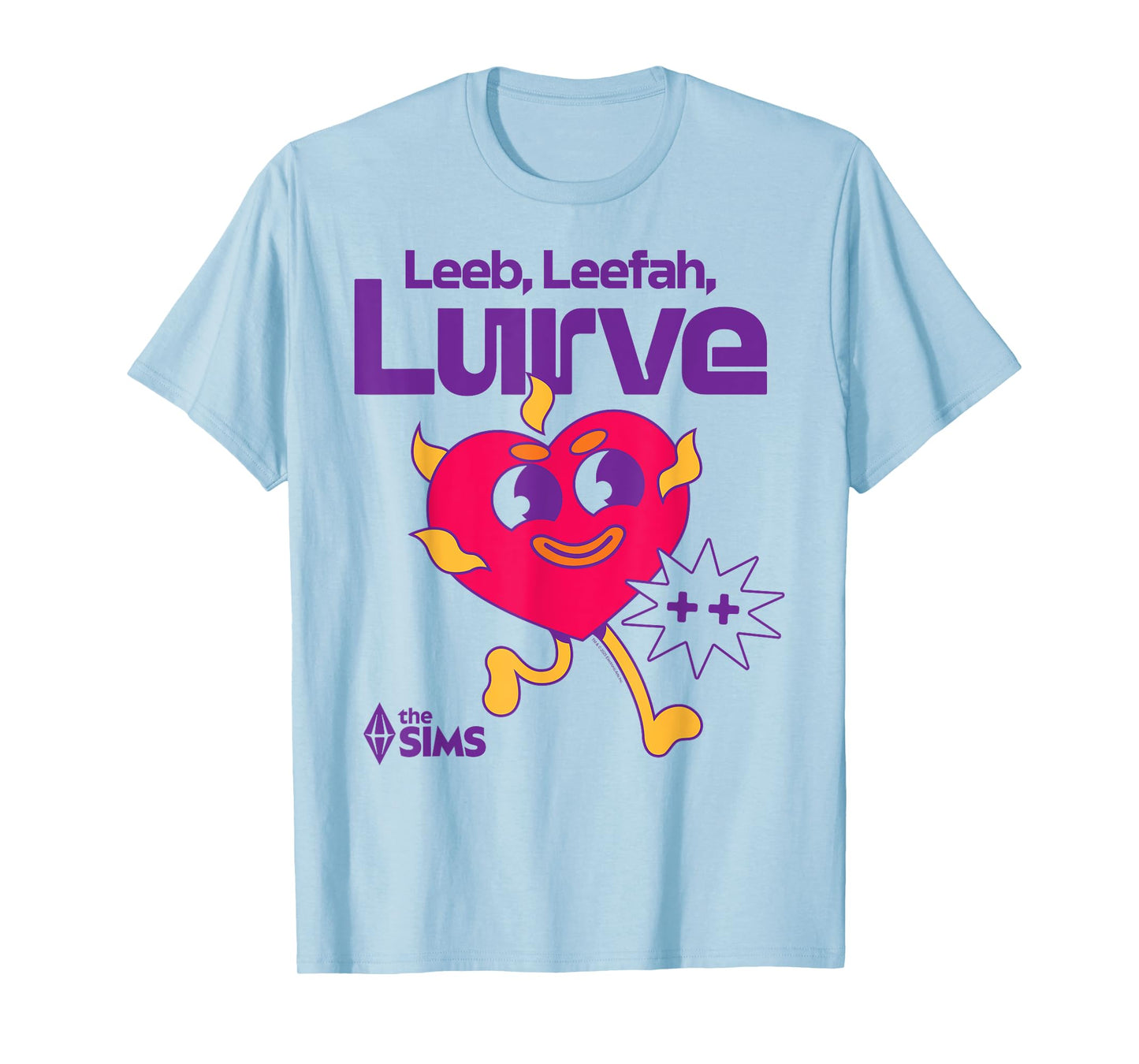 The Sims Leeb, Leefah, Lurve Heart Video Game T-Shirt