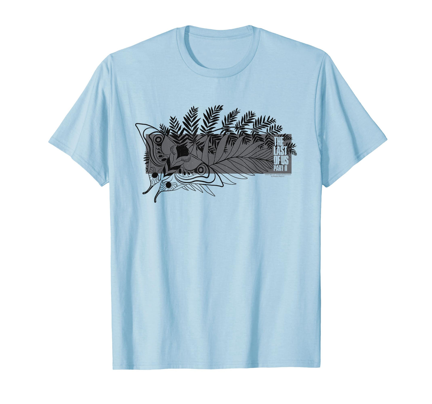 The Last of Us Moth and Leaves Video Game T-Shirt