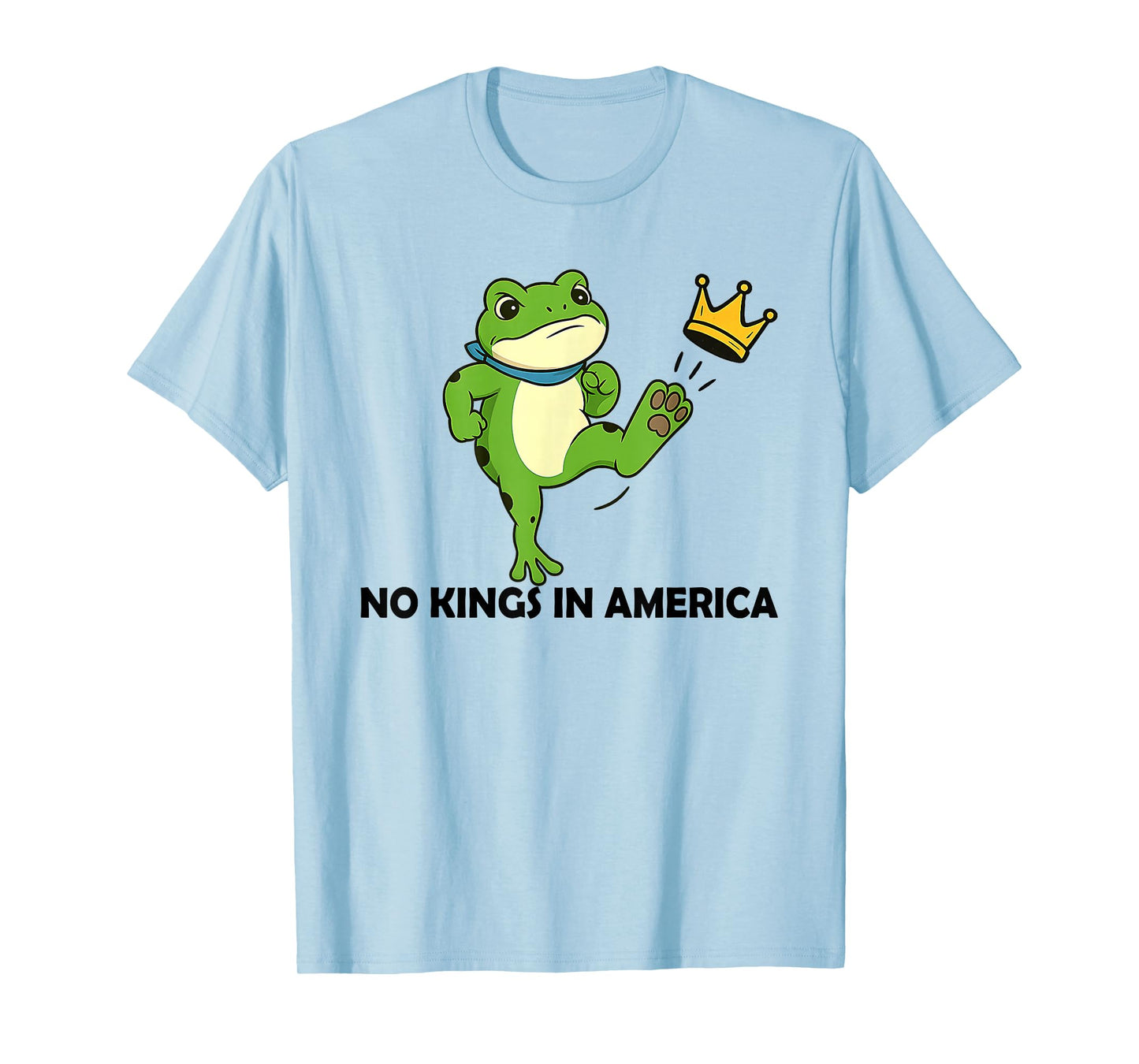 Frog No Kings in America We The People Political T-Shirt