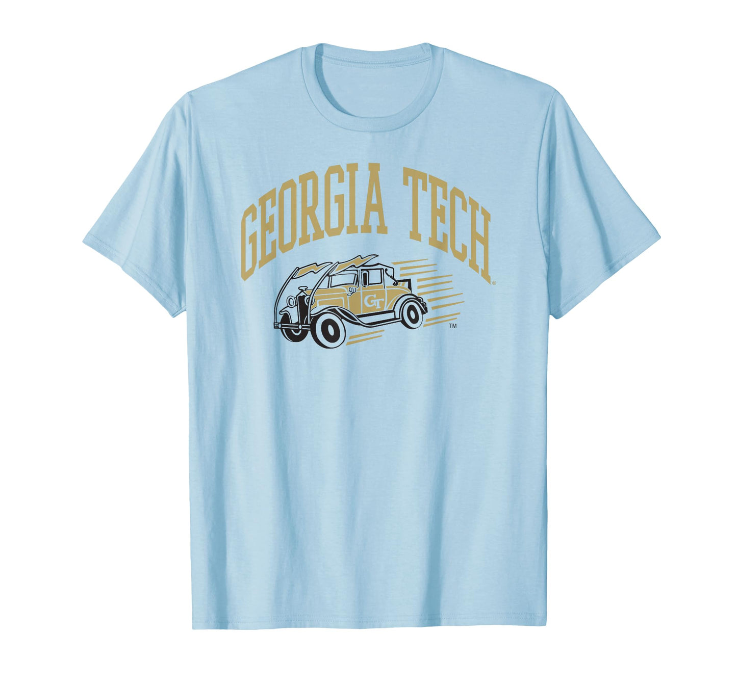 Georgia Tech Yellow Jackets Fan Car White T-Shirt
