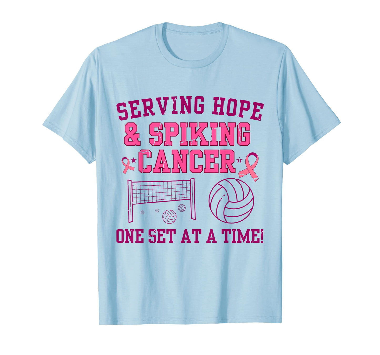 Volleyball Breast Cancer Awareness Sport T-Shirt
