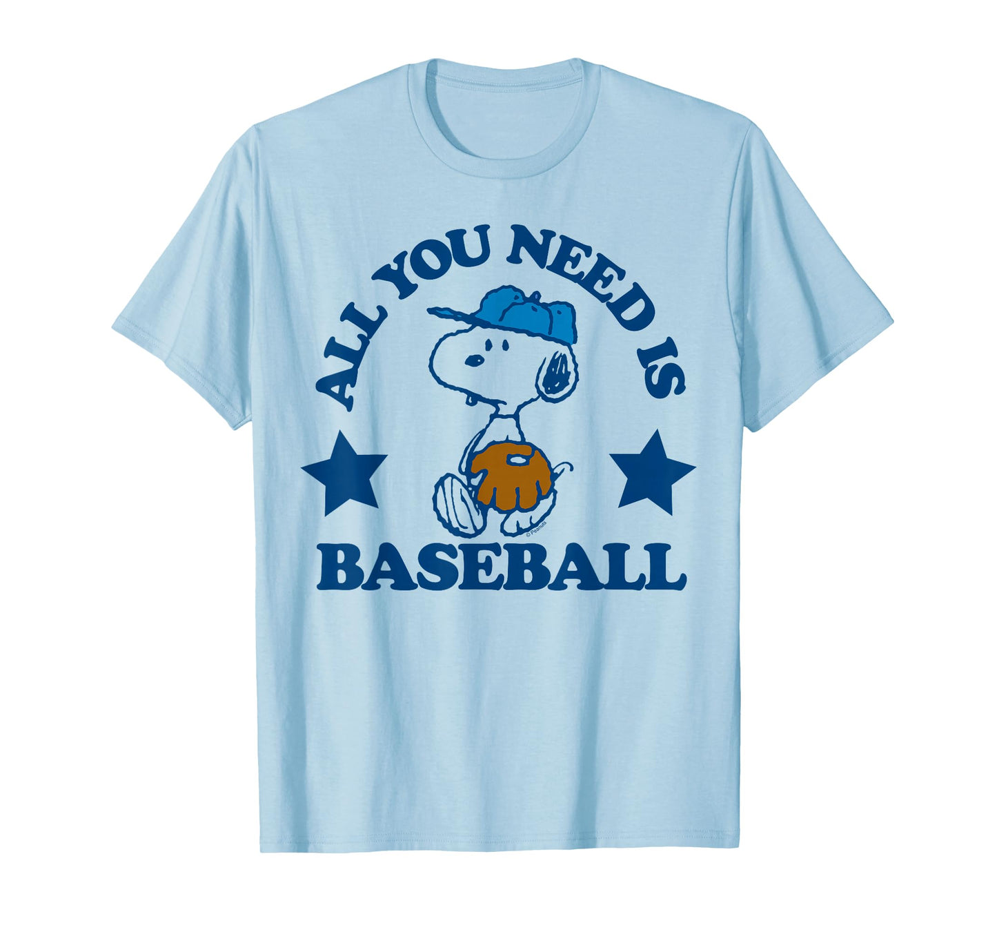 Peanuts - Snoopy All You Need Is Baseball T-Shirt