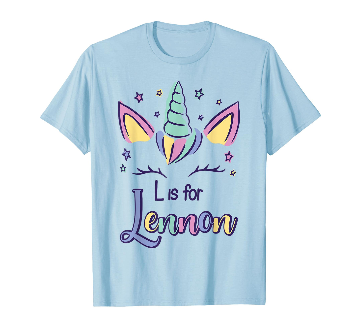 First Name Lennon Personalized L Is For Lennon T-Shirt
