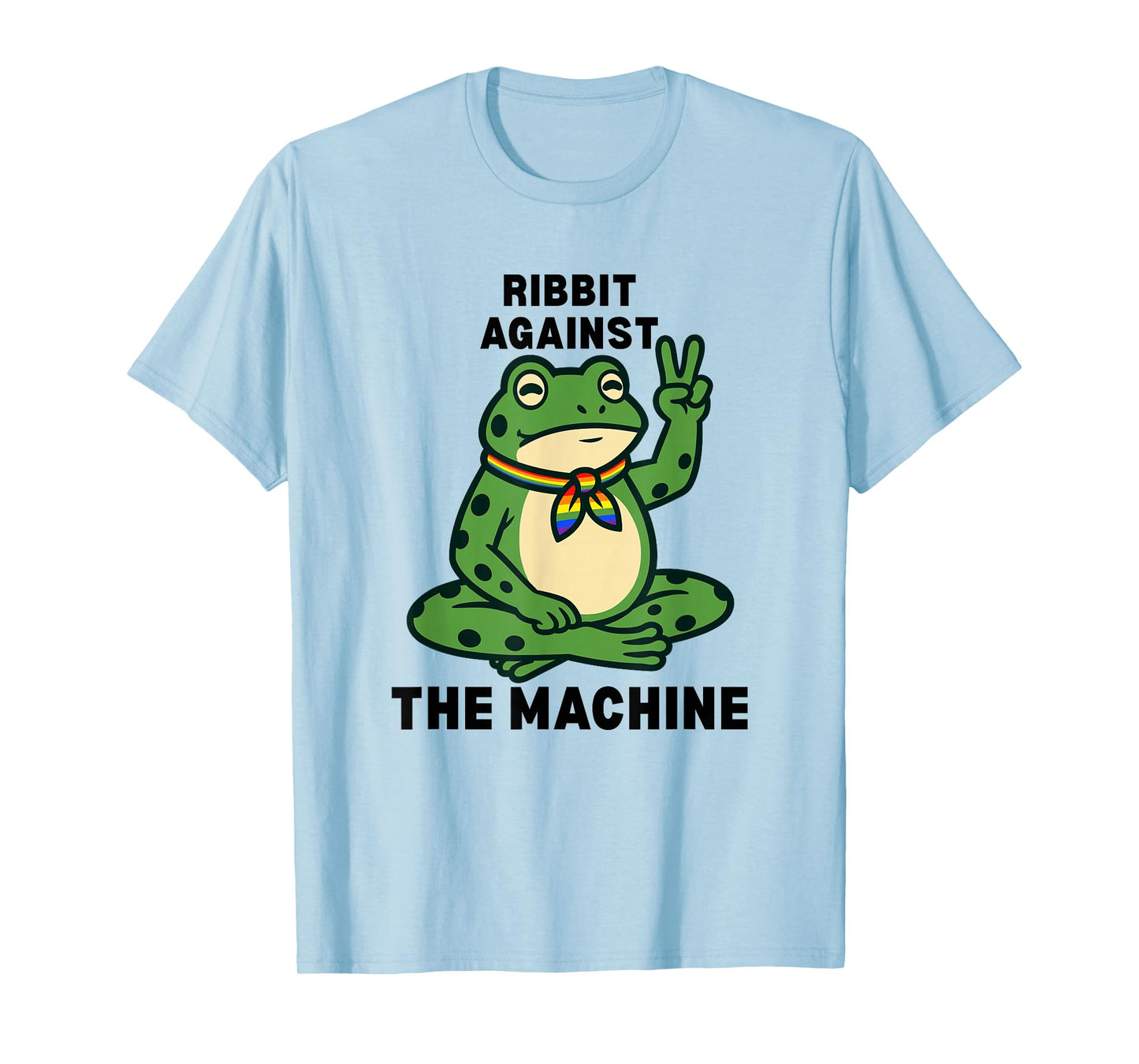 Ribbit Against The Machine Portland Frog Peace Protest Rally T-Shirt