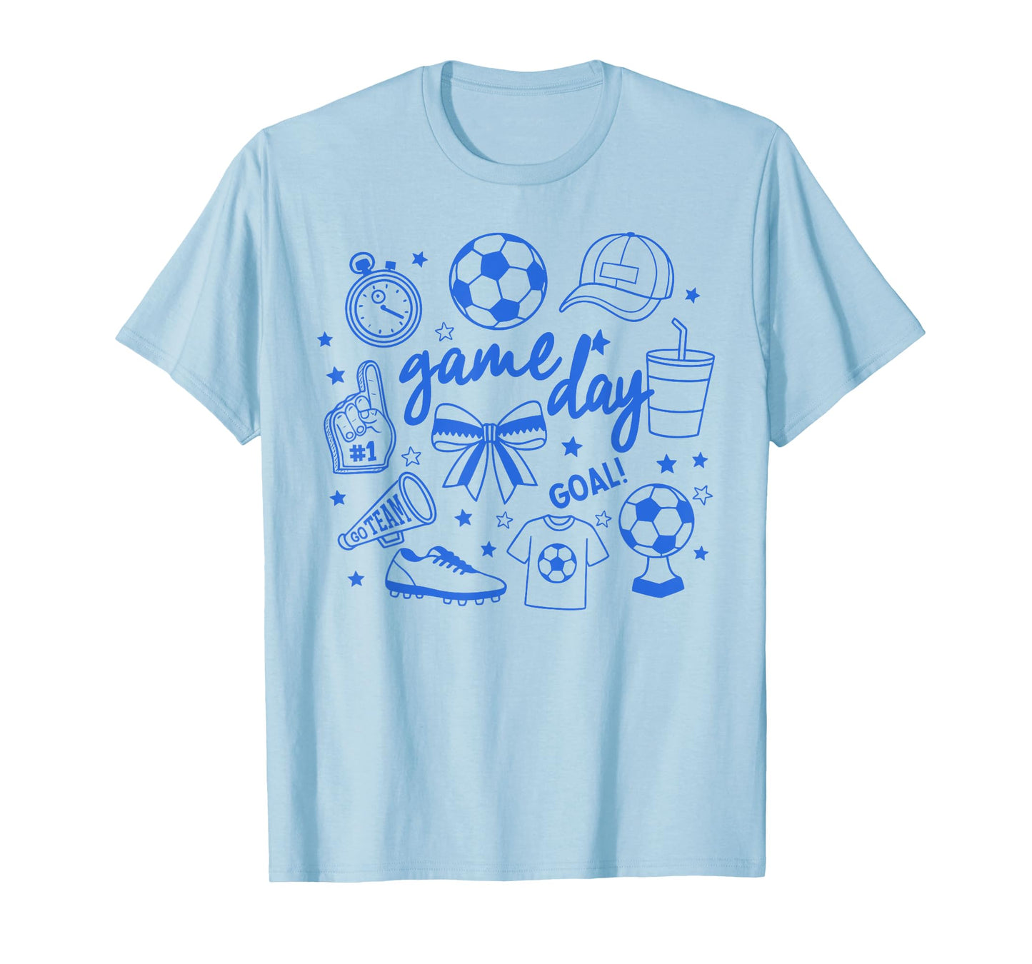 Game Day Soccer Coquette Bow Men Women Kids T-Shirt