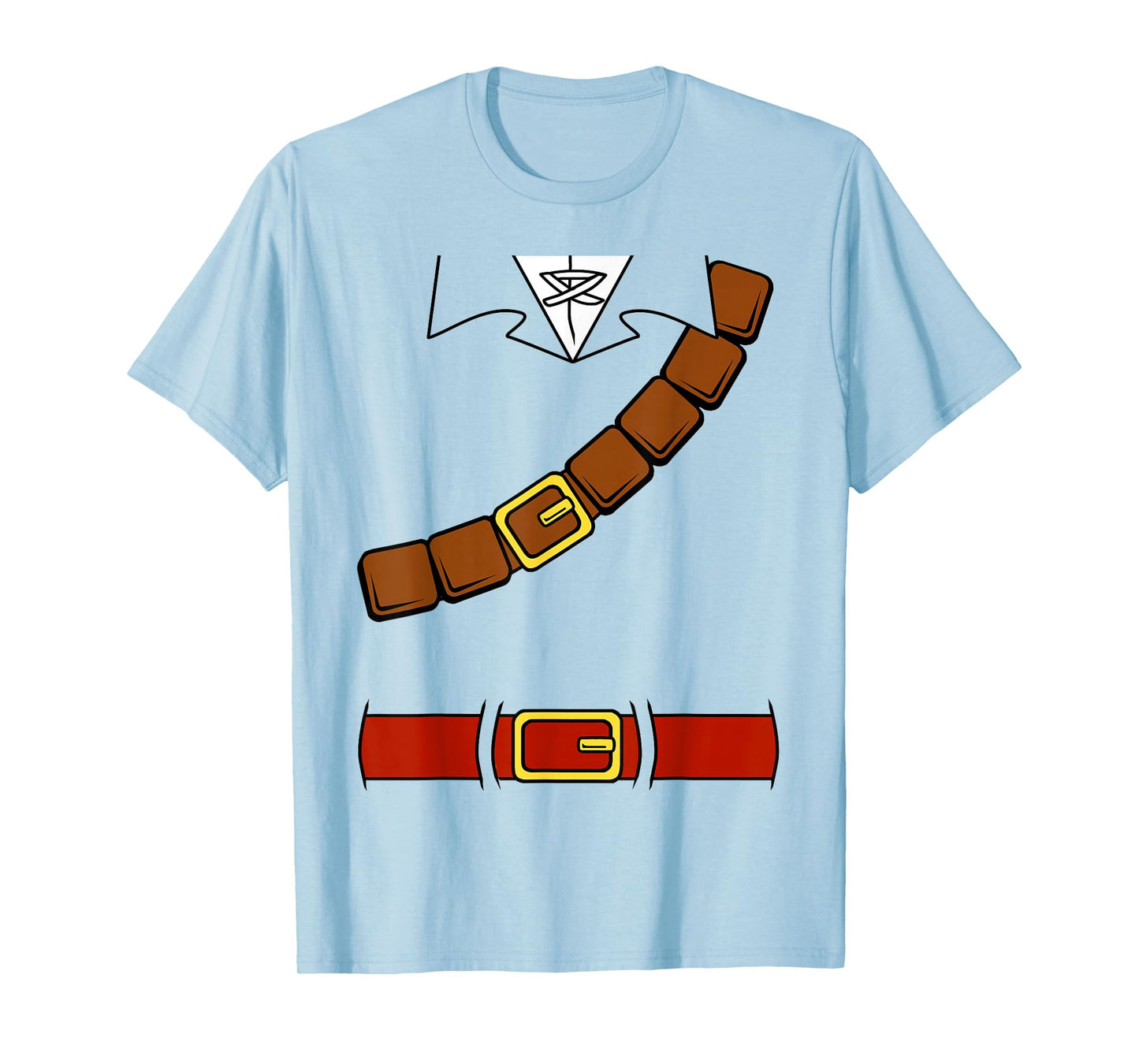 Nintendo Zelda Basic Link Belt and Harness Costume T-Shirt T-Shirt