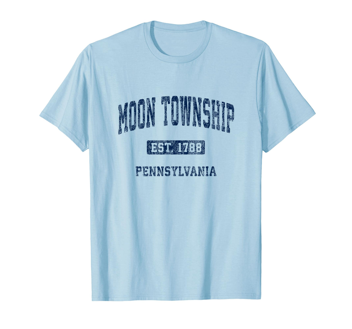 Moon Township Pennsylvania PA Vintage Athletic Sports Design T-Shirt