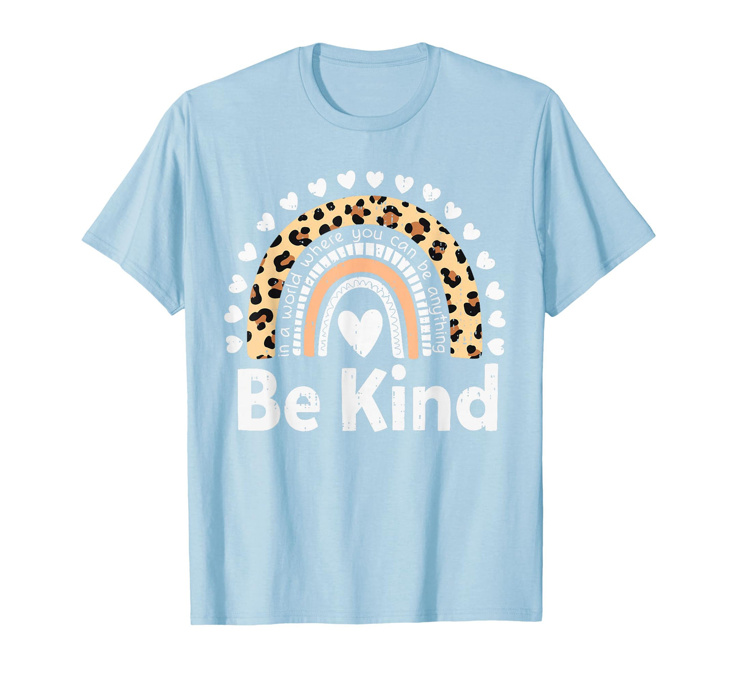 Unity Day Orange Be Kind Rainbow Anti Bullying Womens Girls T-Shirt