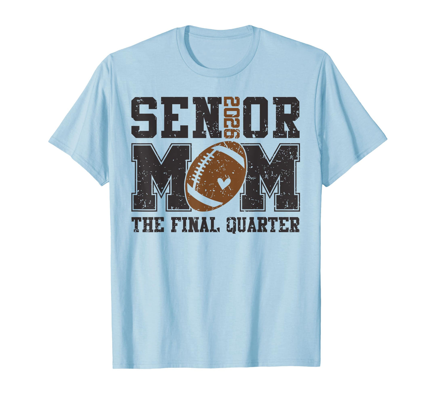 Senior Football Mom Football Mama Game Day Class of 2026 T-Shirt