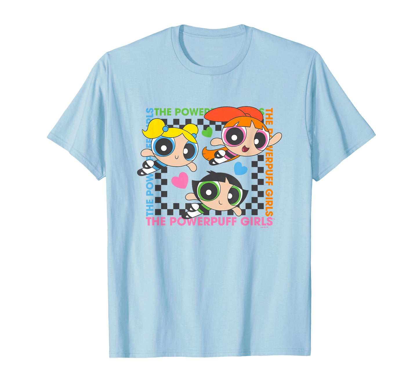 The Powerpuff Girls Flying Cute Group Shot T-Shirt