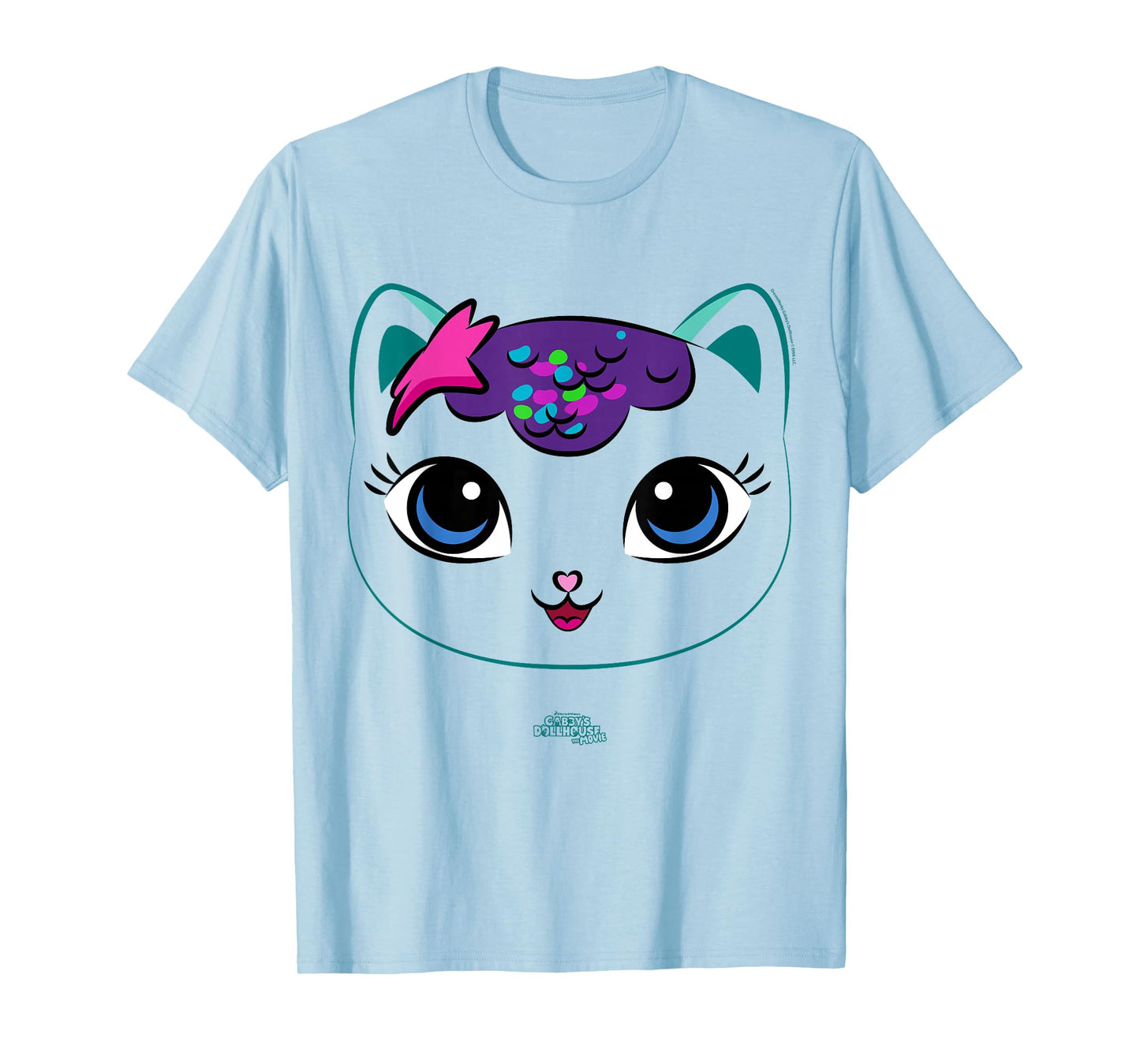 DreamWorks Gabby’s Dollhouse Mercat Big Face T-Shirt
