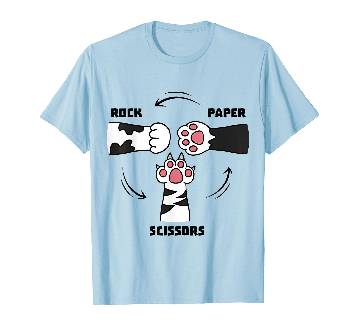 Rock Paper Scissors Cat Paws T-Shirt