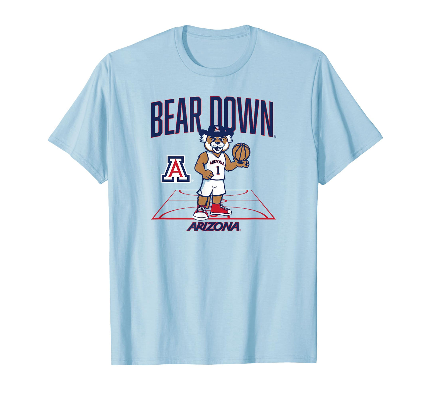 Arizona Basketball: Mascot Court T-Shirt