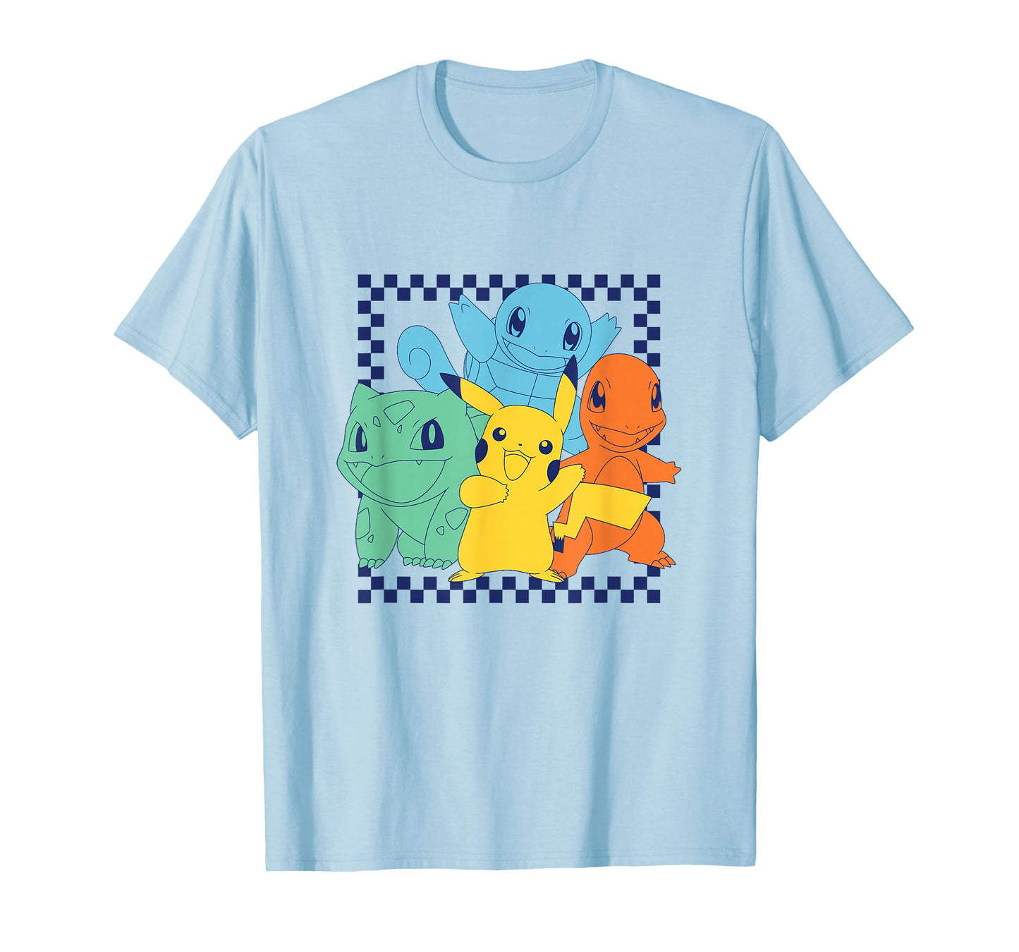 Pokémon - Pikachu Charmander Bulbasaur Squirtle Group T-Shirt
