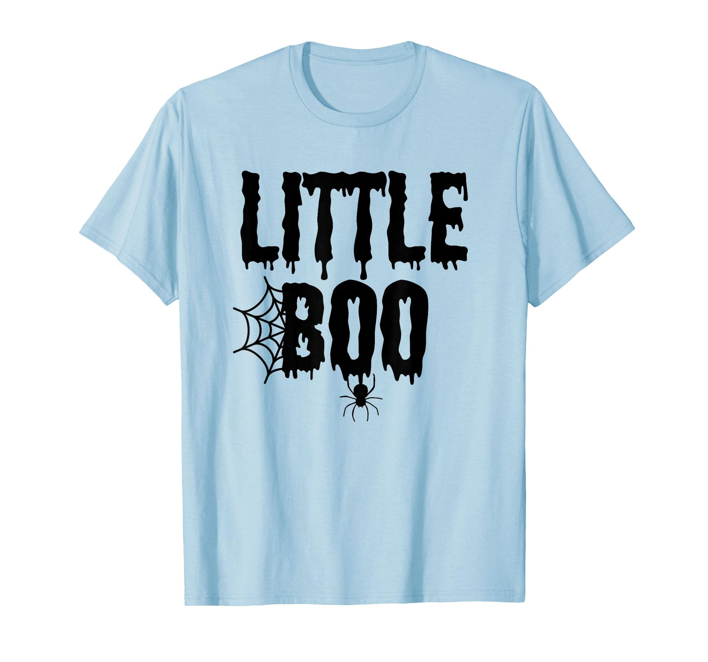 Little Boo Funny Halloween Shirt for Kids Costume Family T-Shirt
