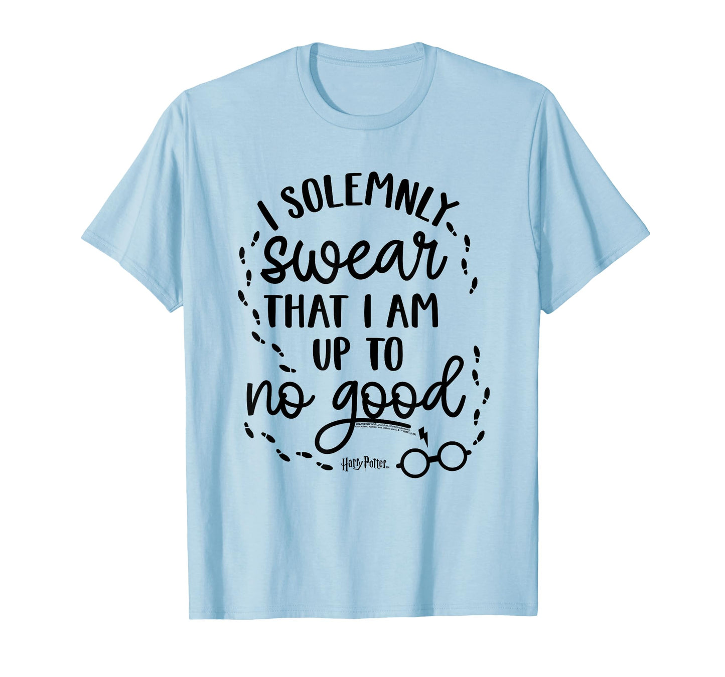 Harry Potter Up to No Good on White T-Shirt