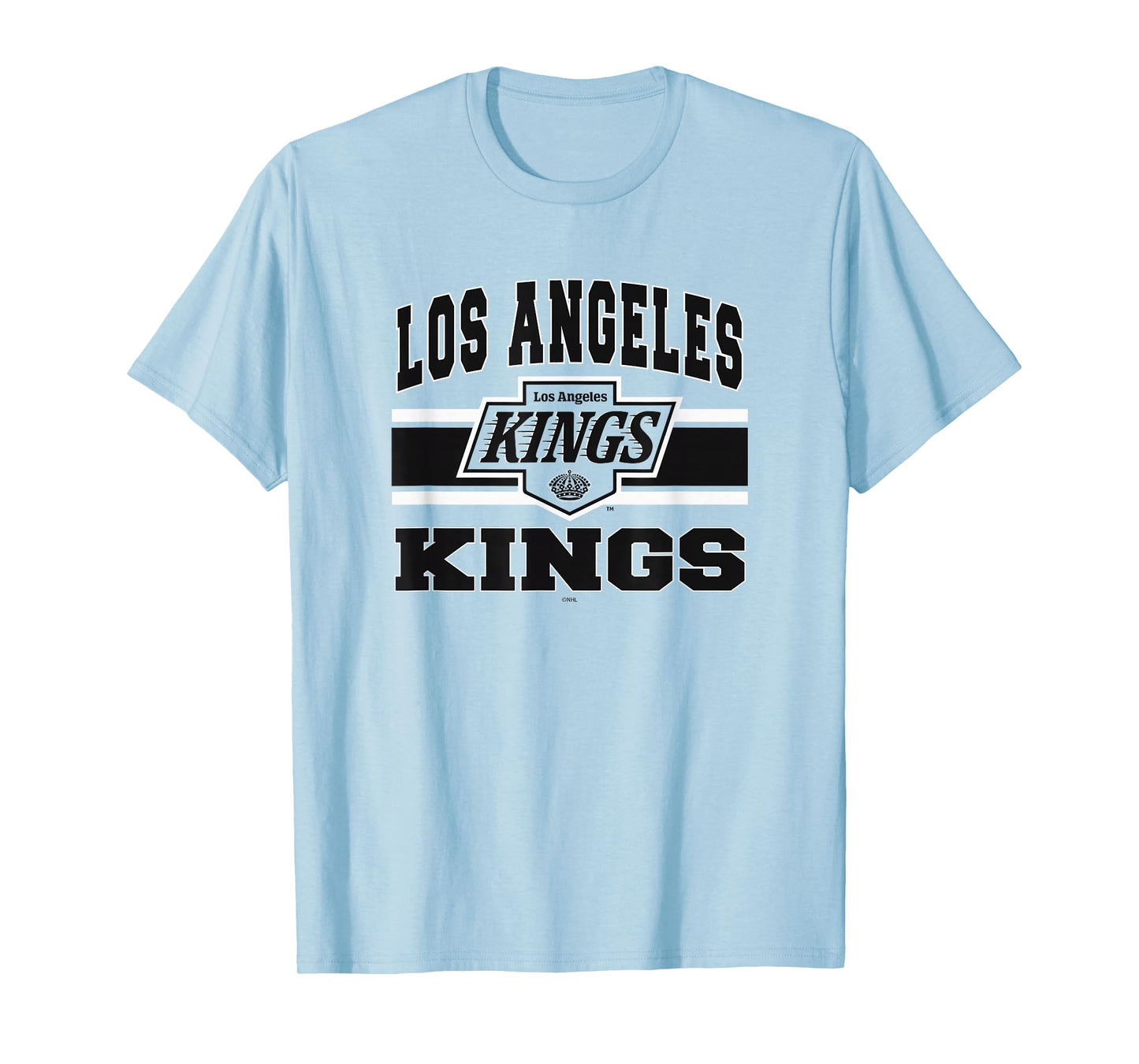 Los Angeles Kings Stripe Gray Officially Licensed T-Shirt