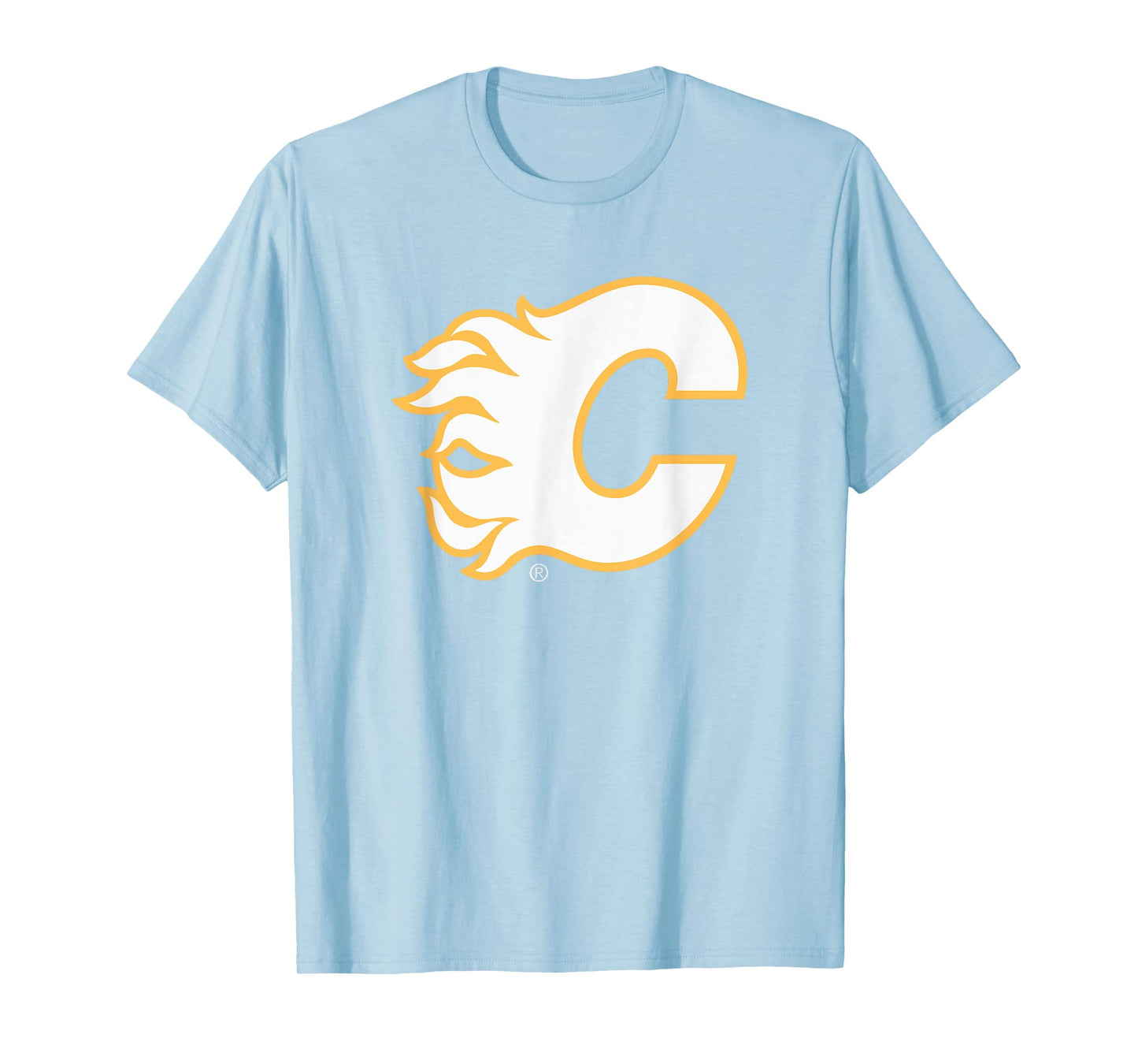 Calgary Flames Icon Red Officially Licensed T-Shirt