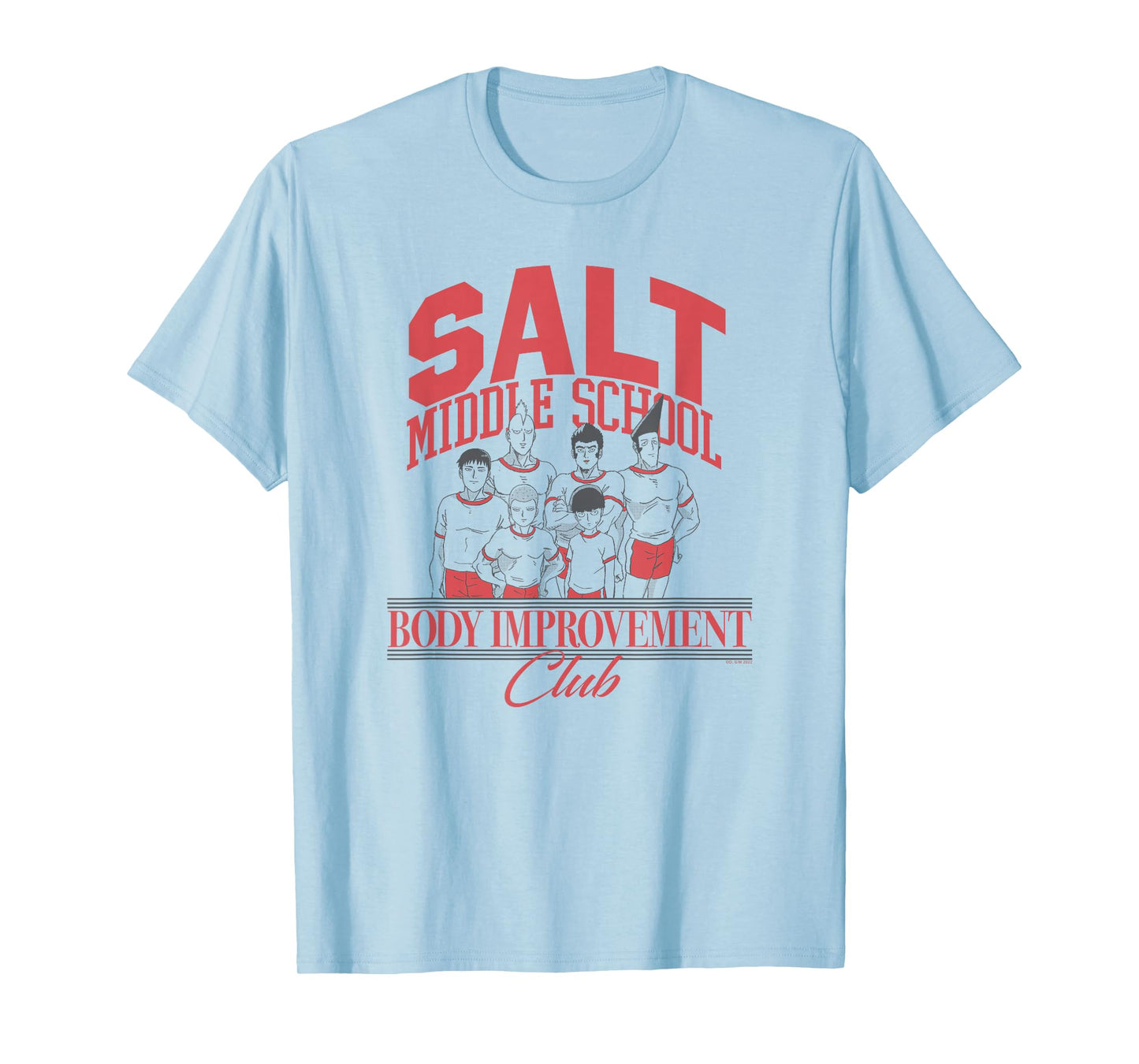 Mob Psycho 100 Salt School Body Improvement Club Anime T-Shirt