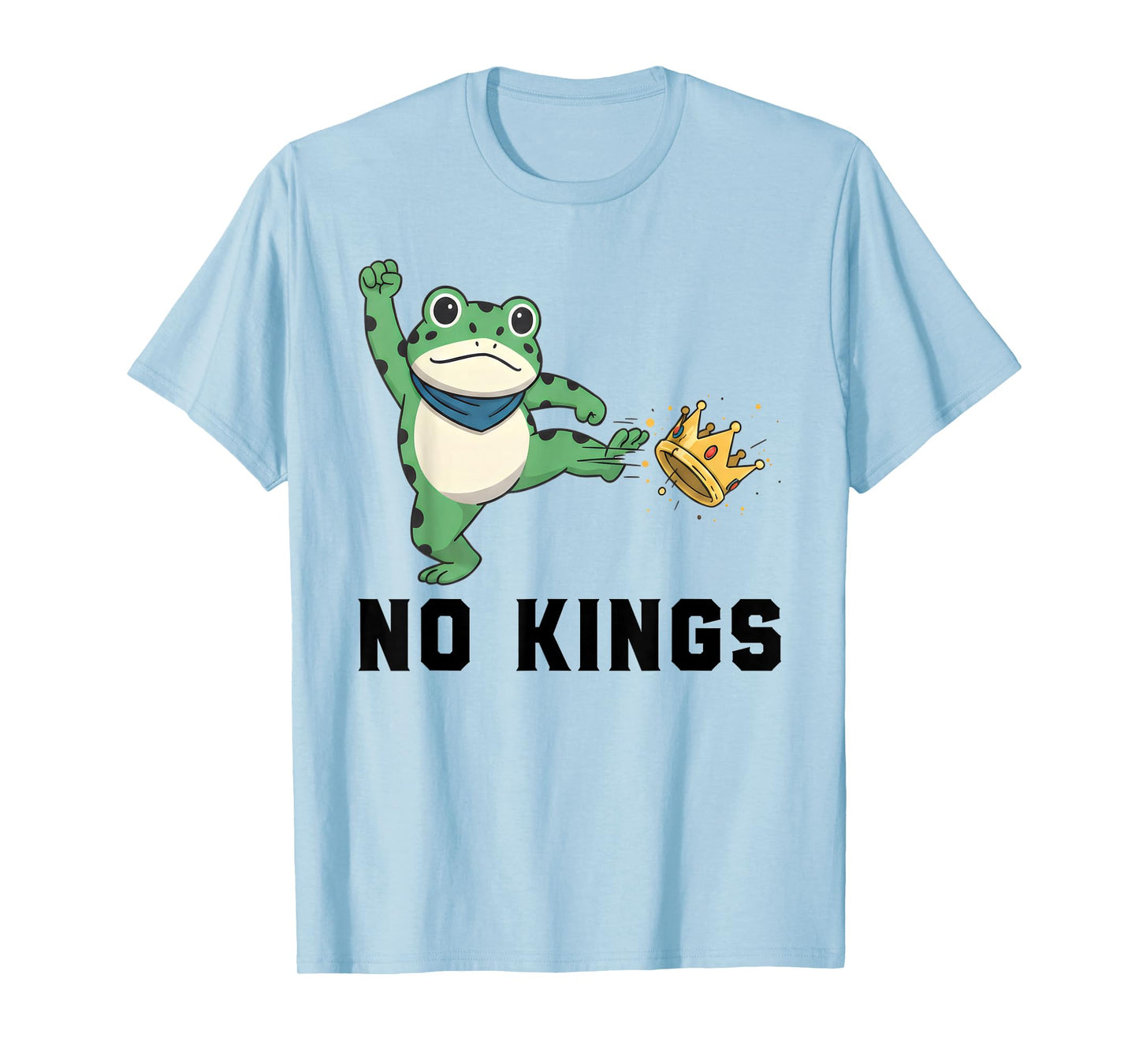NO Kings Portland Frog Protest Slogan - Resist Statement USA T-Shirt