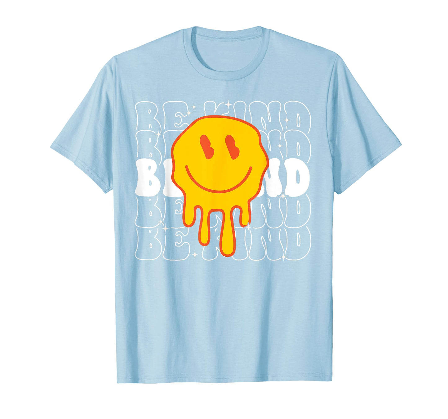 Unity Day Be Kind Kindness Smile Face Orange Groovy Boy Girl T-Shirt