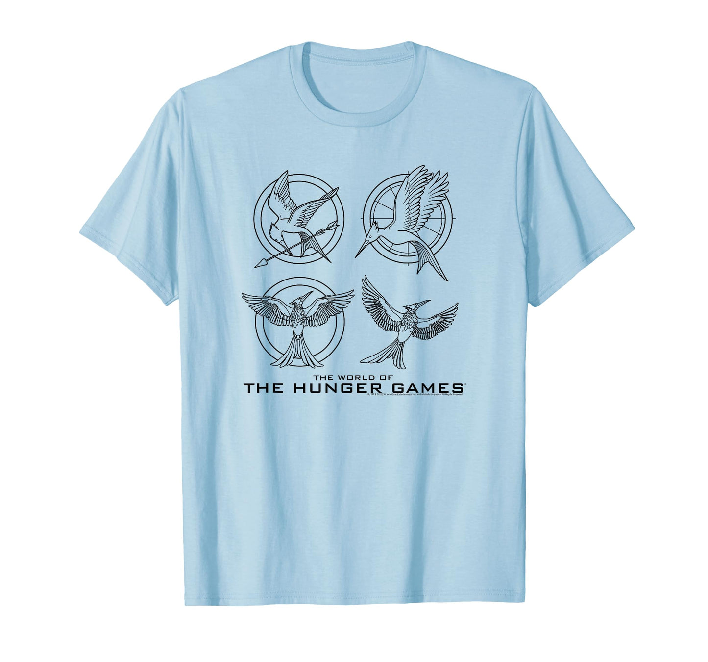 The Hunger Games Mockingjay Icons Movie T-Shirt
