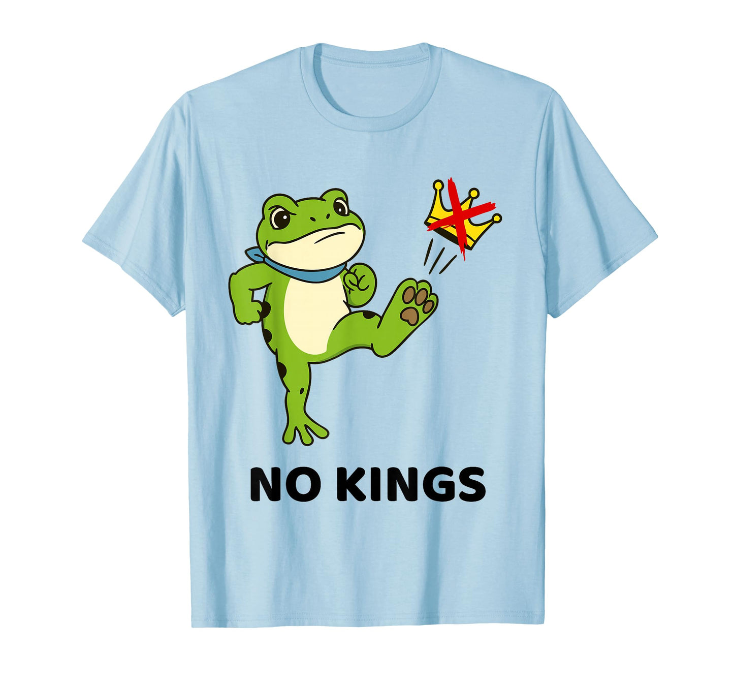 No Kings Men Women Portland Funny Frog Protest T-Shirt