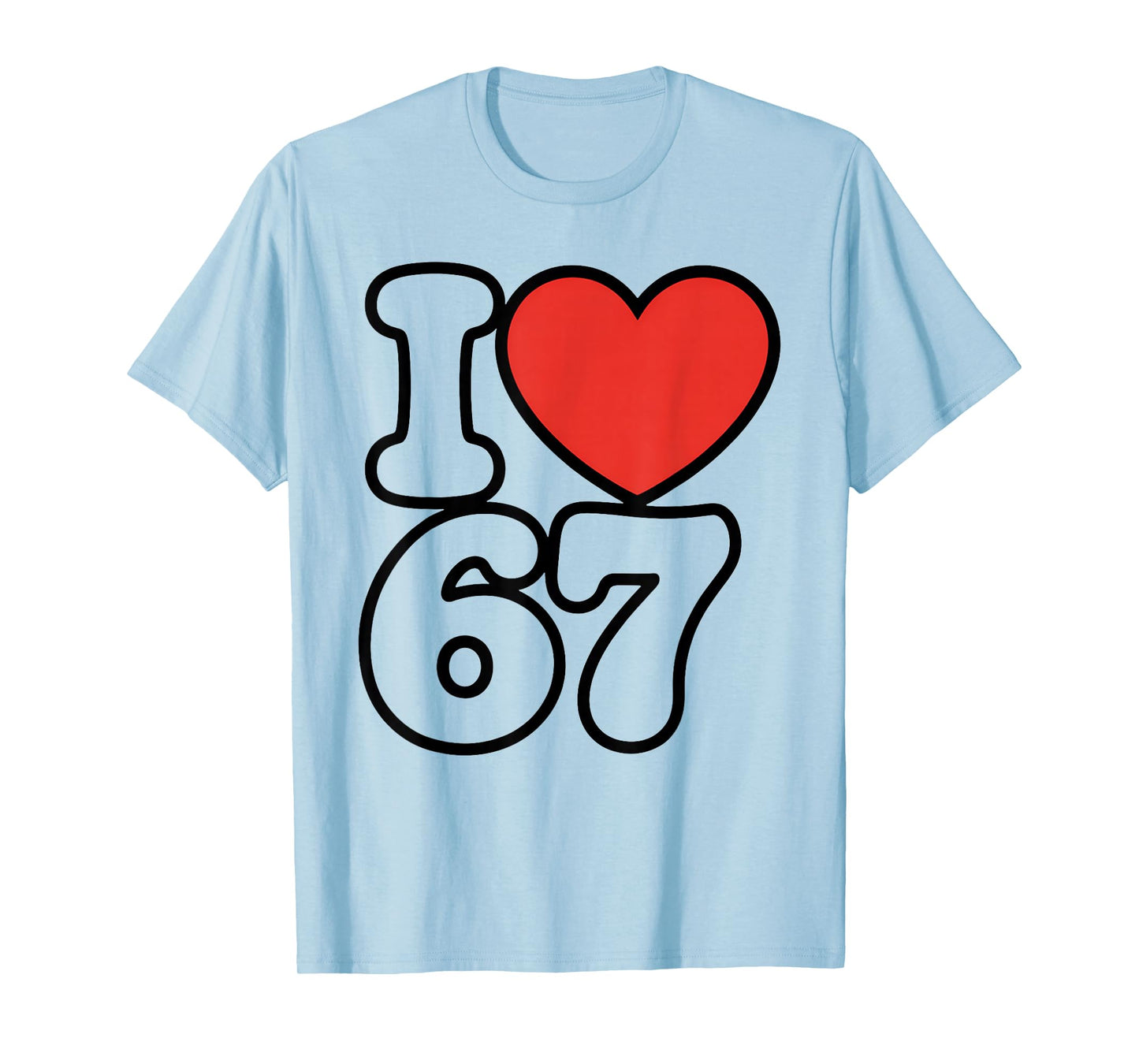 Classic I Love SIX Seven T-Shirt