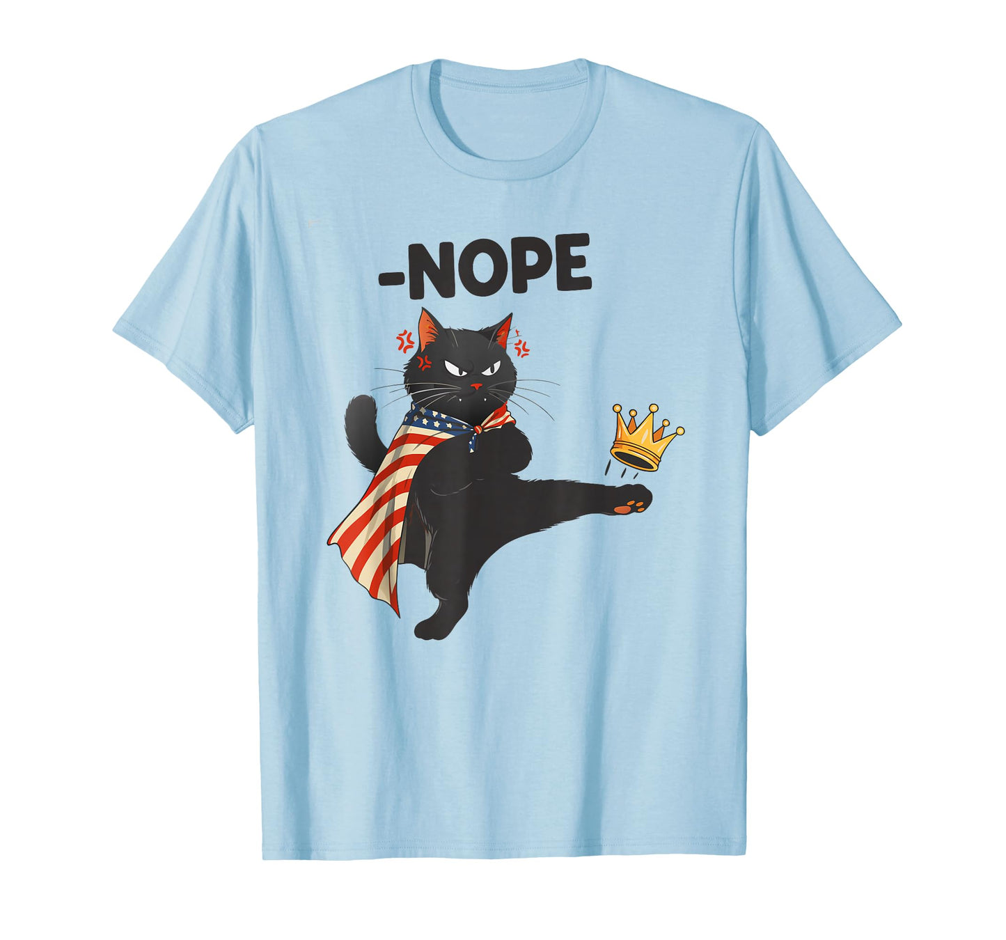 Funny Cat No Kings T-Shirt