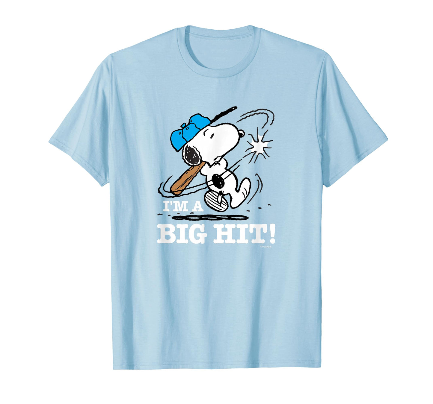 Peanuts - Snoopy Baseball Im A Big Hit T-Shirt