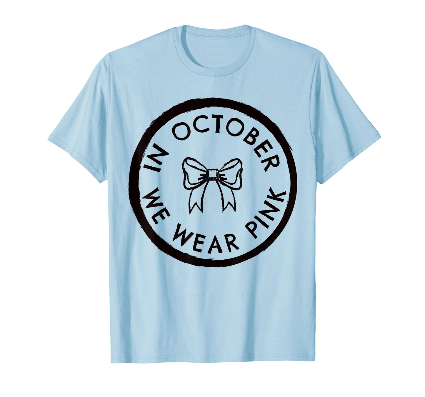 Coquette Bow in October We Wear Pink Out T-Shirt
