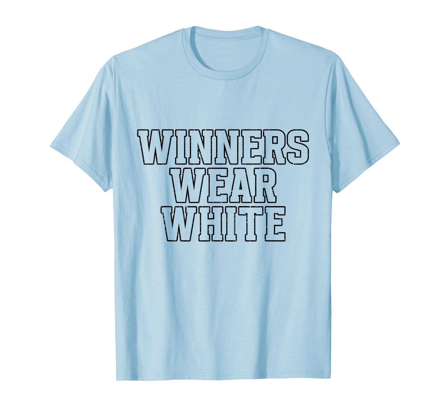 Winners Wear White Sleepaway Color war White Team Spirit T-Shirt