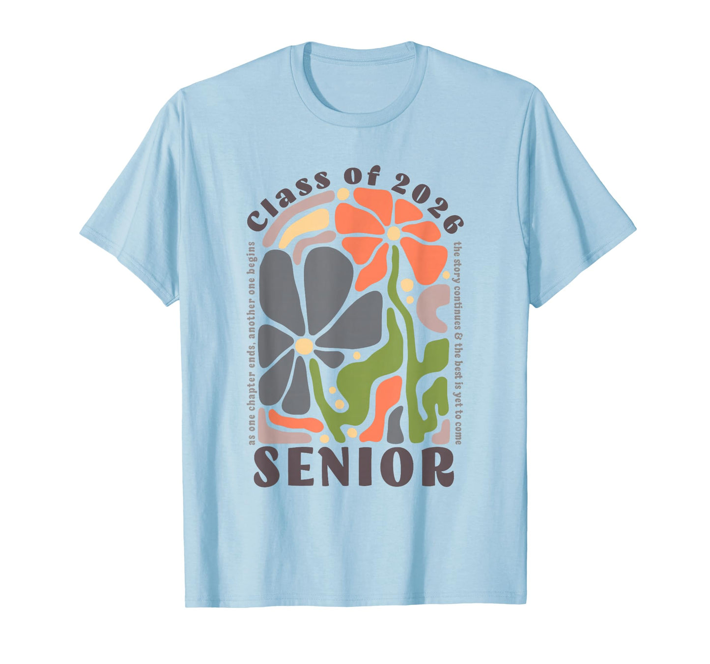 Senior 2026 Boho Floral Class of 2026 High School Senior T-Shirt