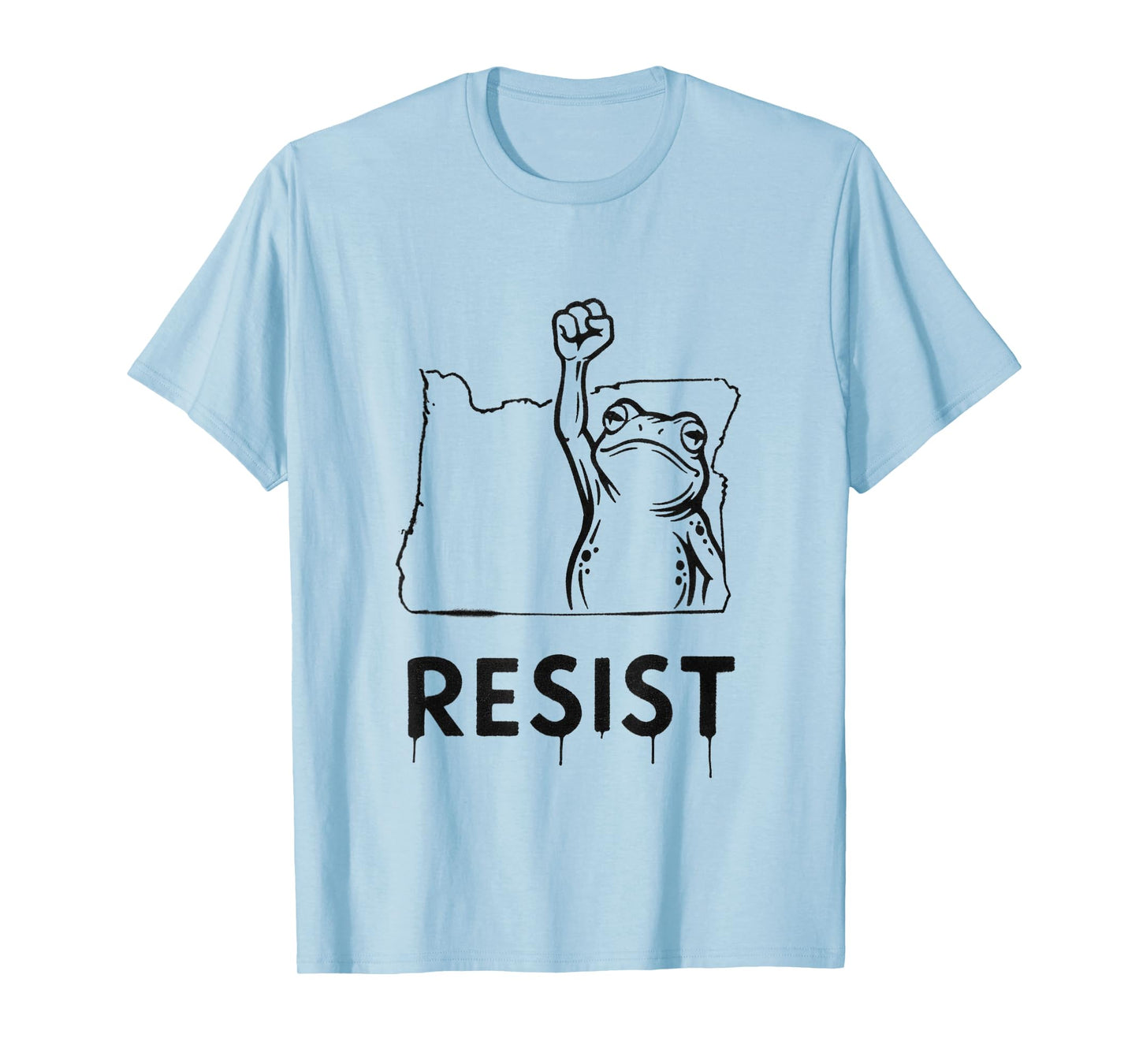 Portland Frog Protest Shirt Funny Portland Frog T-Shirt