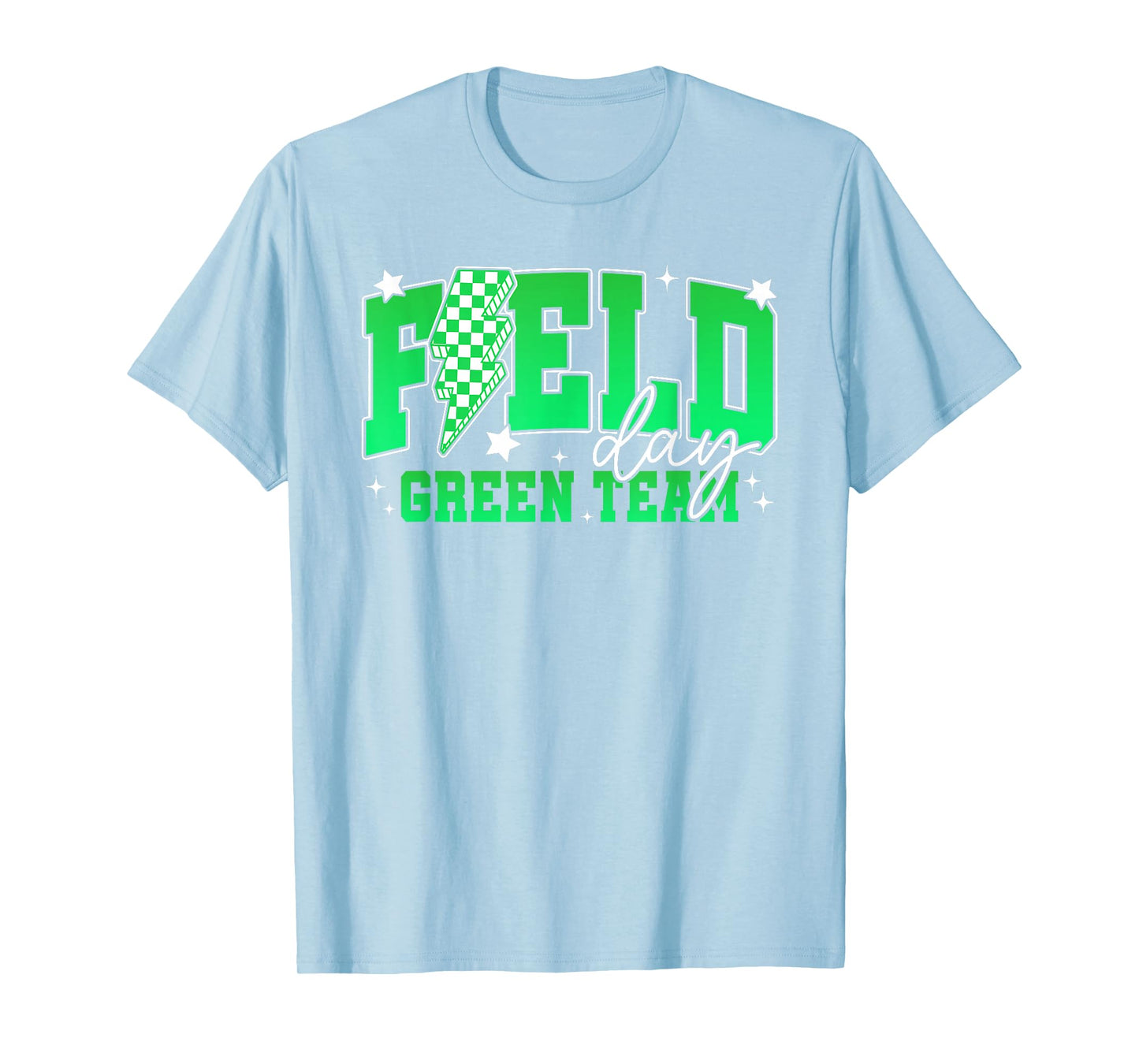 Field Day 2025 Green Team Field Trip Color Team Teacher Kid T-Shirt
