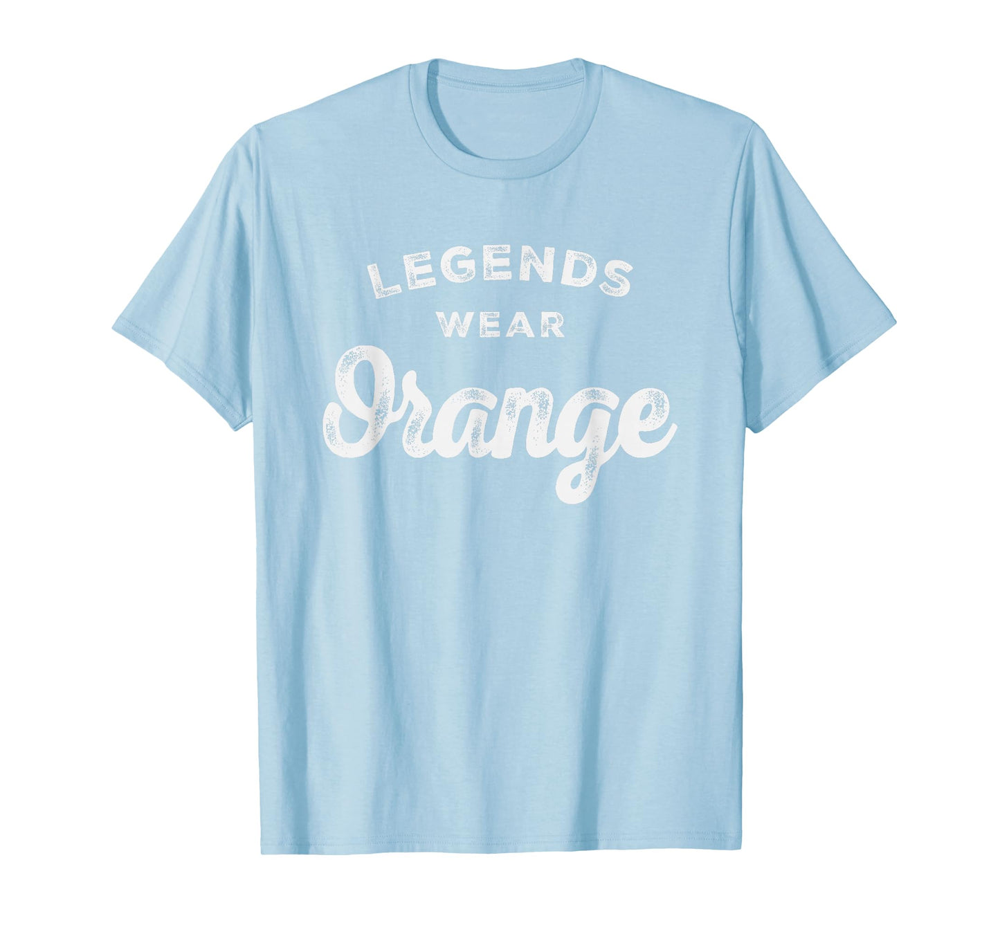 Legends Wear Orange Team Spirit Game Gear Color War T-Shirt