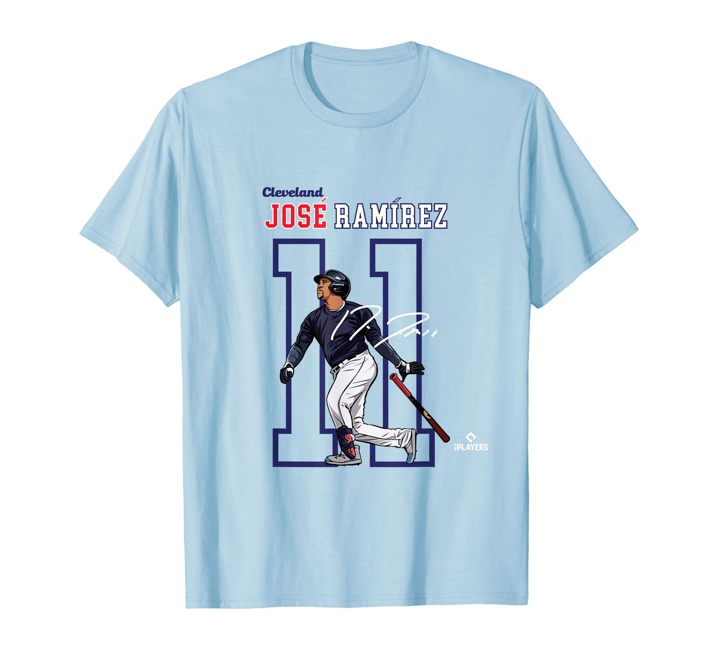 Jose Ramirez | Cleveland Baseball Players | MLBRMR3004 T-Shirt