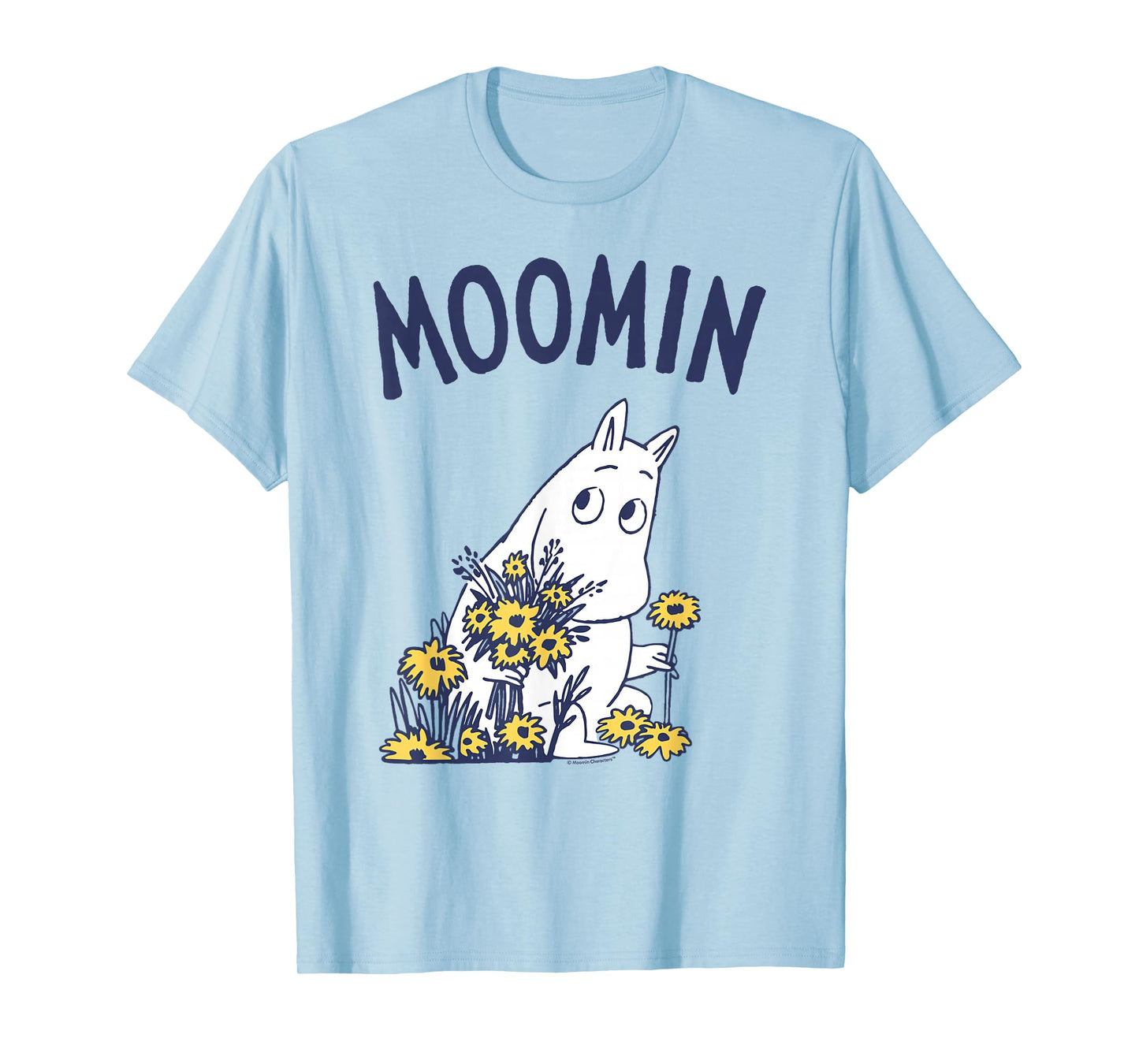 Moomin Moomintroll Flowers T-Shirt