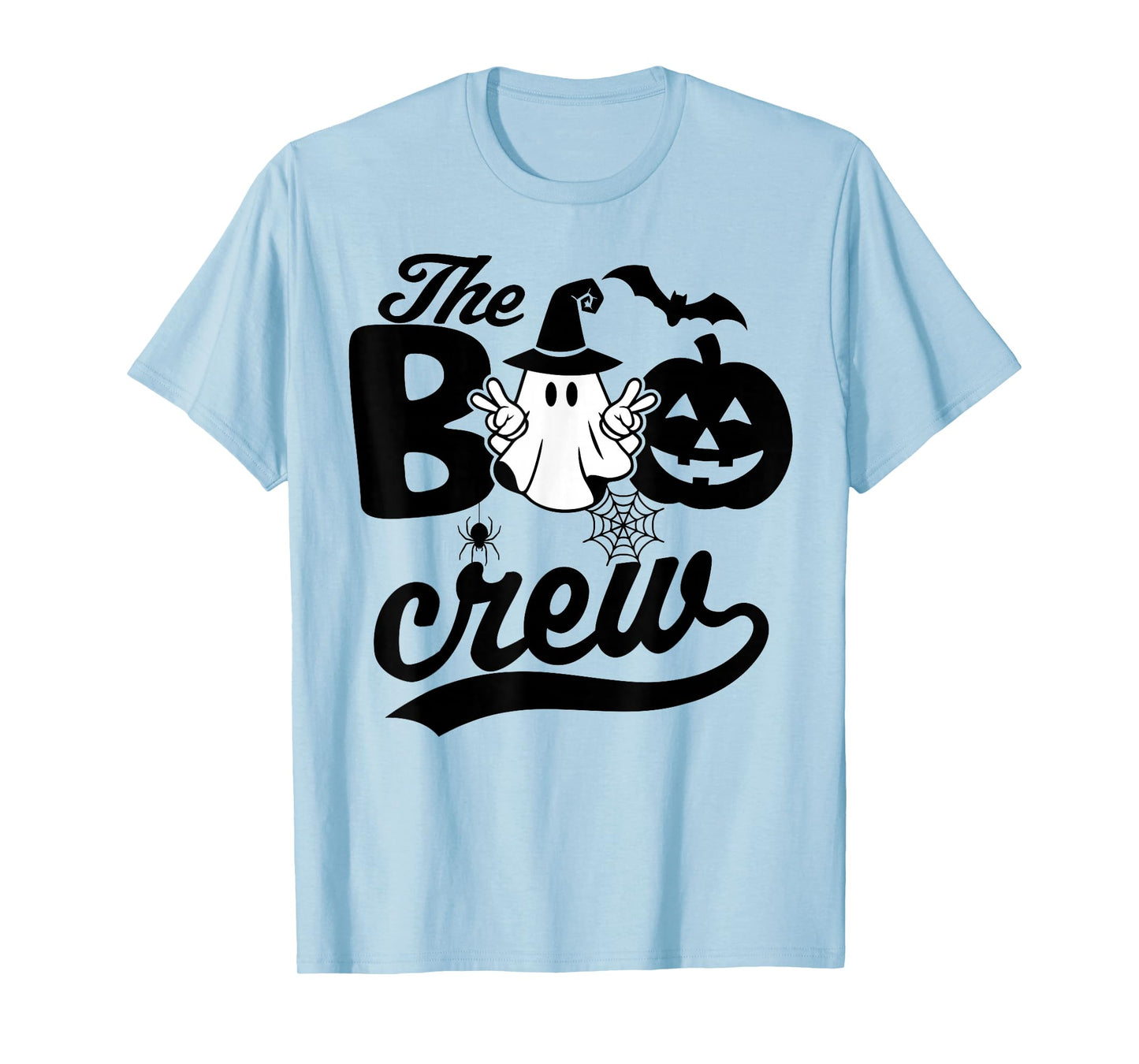 The Boo Crew Halloween Ghost Pumpkin T-Shirt