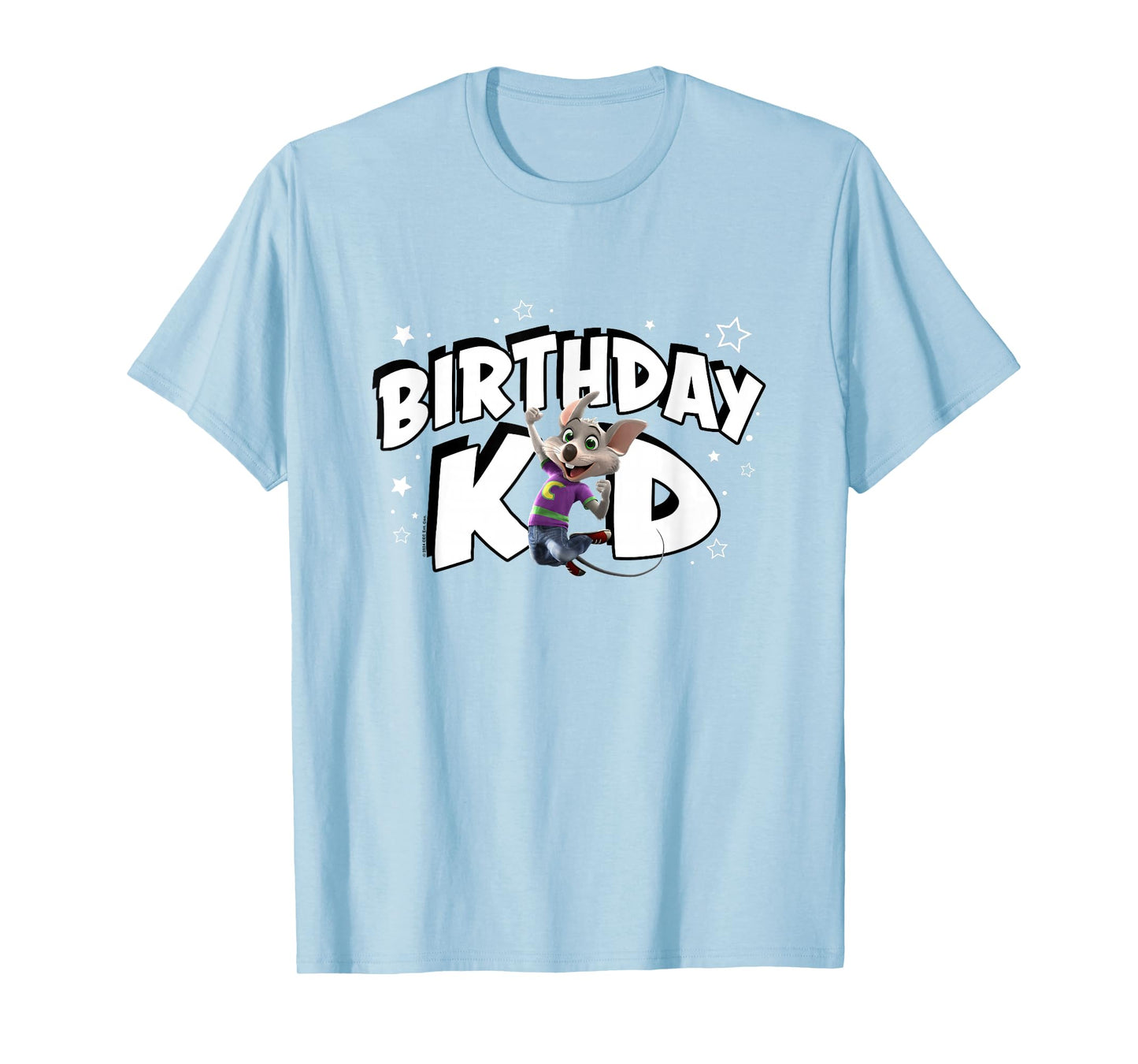 Chuck E. Cheese Birthday Kid Celebration Chuck Logo T-Shirt