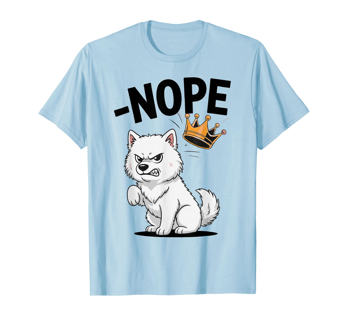 Vintage No Kings in America Funny Dog Kicking Crown T-Shirt