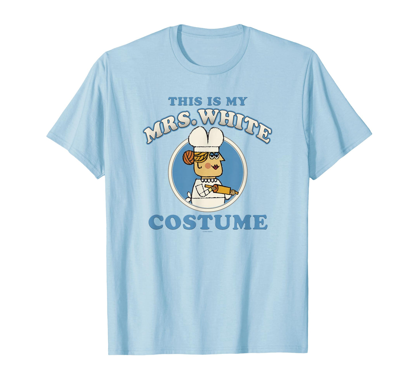 Clue This Is My Mrs. White Costume T-Shirt
