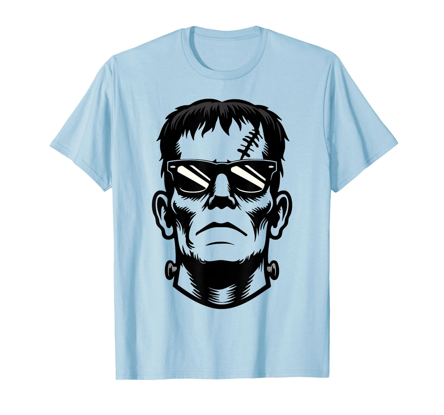 Frankenstein Monster Wearing Sunglasses Halloween Costume T-Shirt