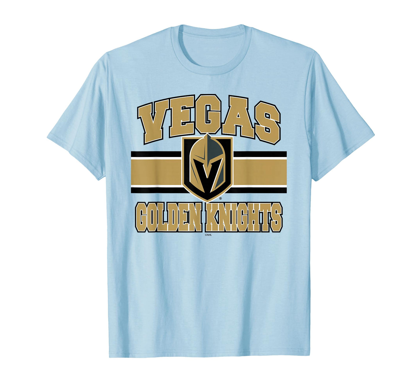 Vegas Golden Knights Stripe Gray Officially Licensed T-Shirt