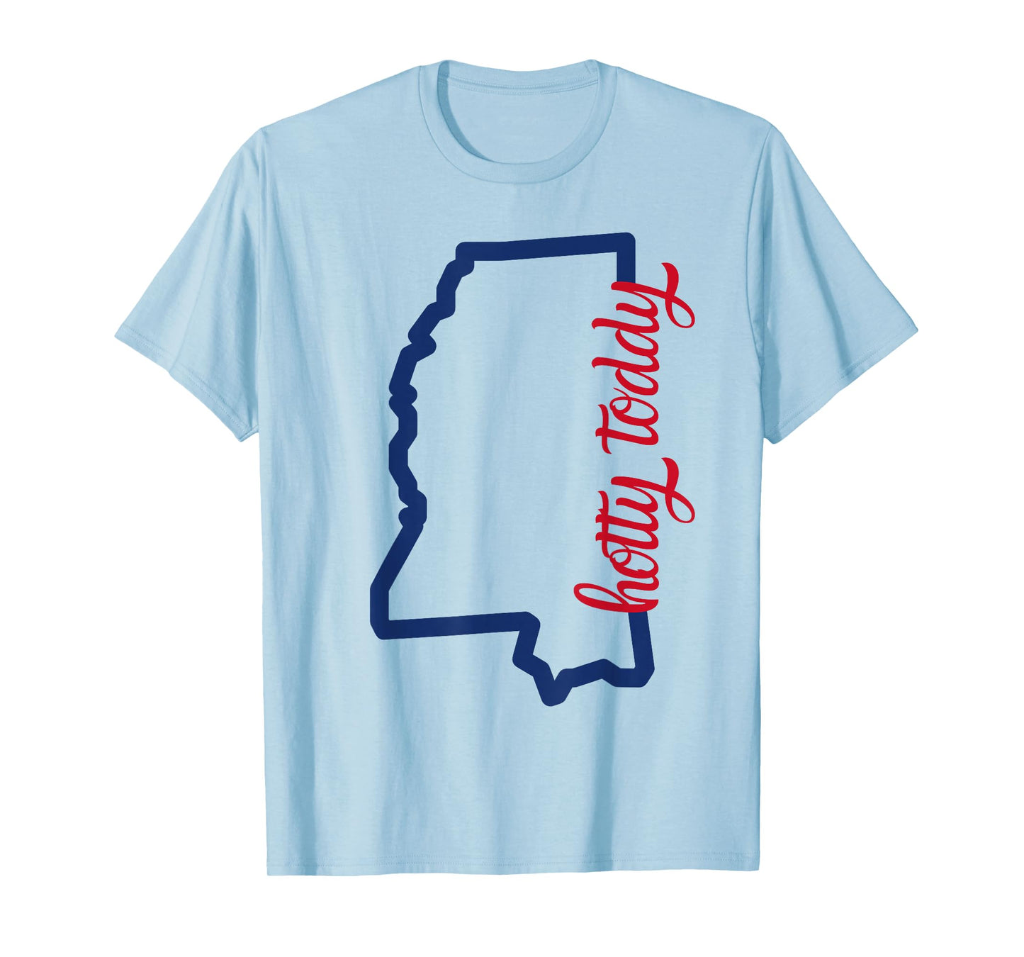 Mississippi Map Hotty Toddy T-Shirt